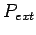 $P_{ext}$
